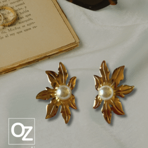 Brinco Flor e pérola